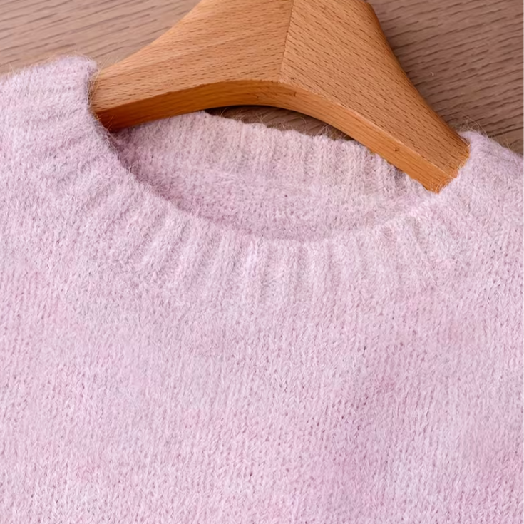 Wool Sweater – Soft Pink